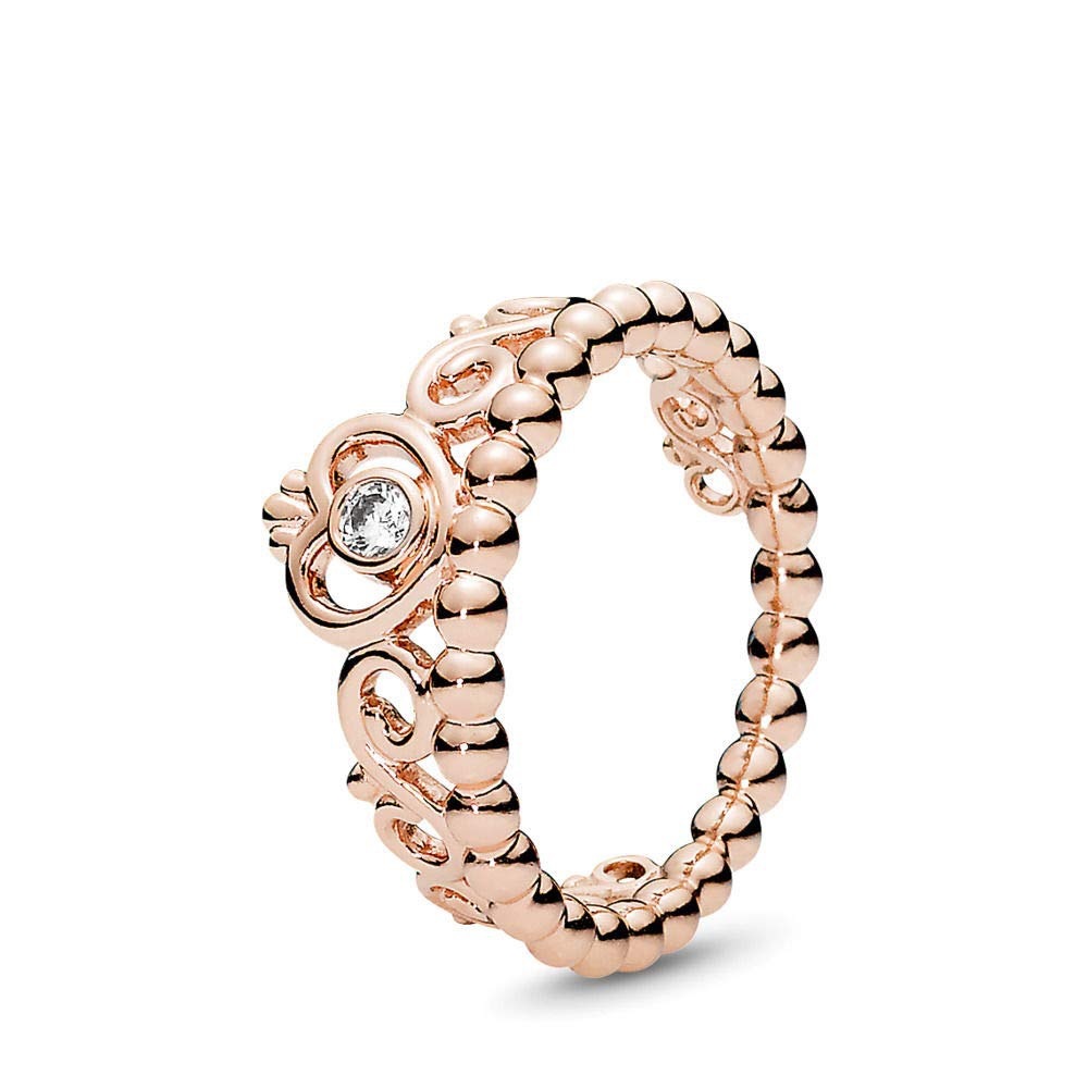 New Pandora Rose Gold Crown Ring